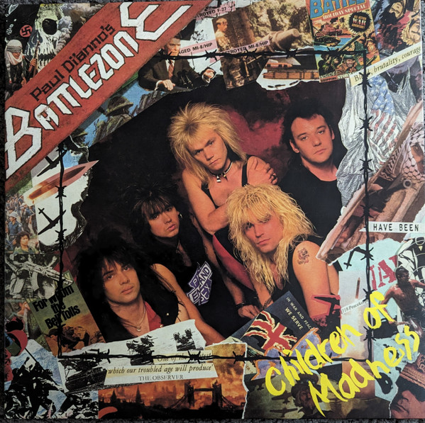 Paul Di'anno's Battlezone - Children Of Madness - LP